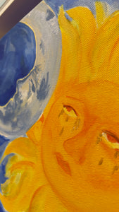 "Jealous Sun" Original Acrylic on Canvas