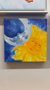 "Jealous Sun" Original Acrylic on Canvas