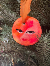 Load image into Gallery viewer, Hand Sculpted and Painted Clay Ornament 5