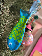 Hand Sculpted and Painted Clay Ornament 4
