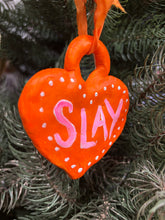 Load image into Gallery viewer, Hand Sculpted and Painted Clay Ornament 3