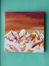 Load image into Gallery viewer, Abstract Winter Mountain Painting Class 3/5/25 @6:30pm