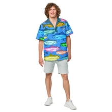 Load image into Gallery viewer, &quot;Hey I&#39;m Swimmin Here!&quot; Unisex button shirt