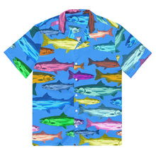 Load image into Gallery viewer, Salmon Unisex button shirt