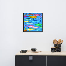 Load image into Gallery viewer, &quot;Hey I&#39;m Swimmin Here!&quot; Framed poster