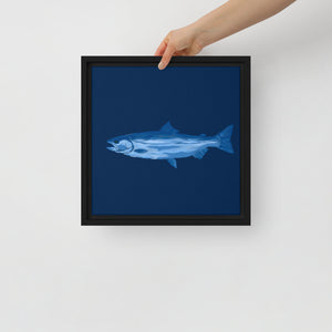"Fishy Fella" Framed canvas