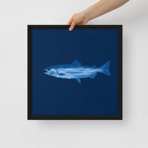 "Fishy Fella" Framed canvas