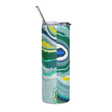 Load image into Gallery viewer, Green Geode Stainless steel tumbler