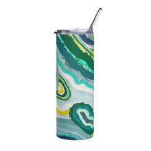 Load image into Gallery viewer, Green Geode Stainless steel tumbler