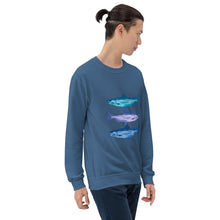 Load image into Gallery viewer, Blue Salmon Unisex Sweatshirt