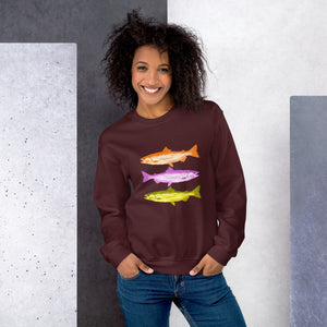 Colorful Salmon Unisex Sweatshirt