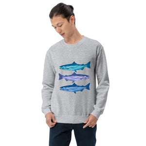Blue Salmon Unisex Sweatshirt
