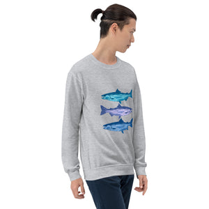 Blue Salmon Unisex Sweatshirt