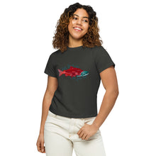 Load image into Gallery viewer, &quot;Fish Love Me&quot; Women’s high-waisted t-shirt