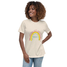 Load image into Gallery viewer, &quot;Fish Love Me, Men Fear Me&quot; Rainbow Women&#39;s Relaxed T-Shirt