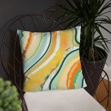 Load image into Gallery viewer, Yellow Geode Basic Pillow
