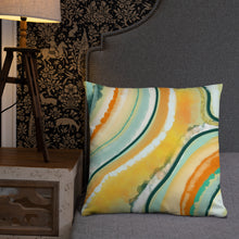 Load image into Gallery viewer, Yellow Geode Basic Pillow