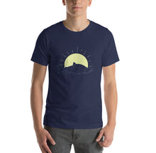 Load image into Gallery viewer, Salmon And Sun Print T-Shirt