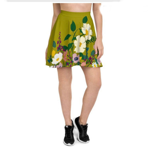 Floral Print Skirt