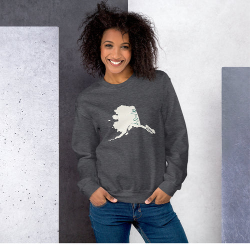 Alaska Home Art Print Sweatshirt