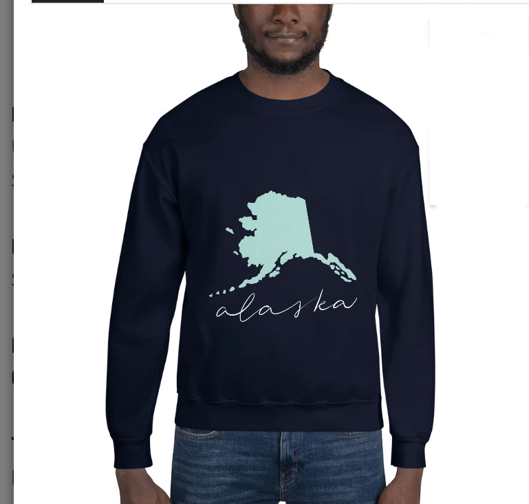 Alaska Art Print Sweatshirt