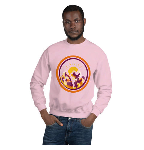 Mountain Digital Art Print Sweatshirt