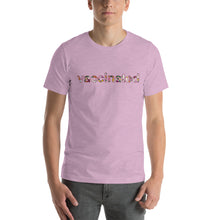 Load image into Gallery viewer, Short-Sleeve Unisex “Vaccinated” Art Print T-Shirt