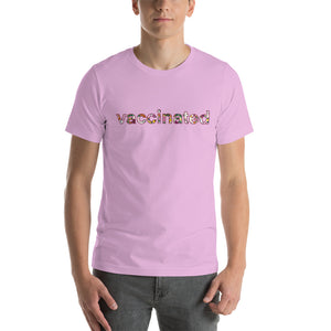 Short-Sleeve Unisex “Vaccinated” Art Print T-Shirt