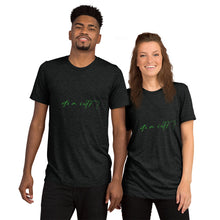 Load image into Gallery viewer, Short sleeve t-shirt &quot;it&#39;s a cult&quot; Green Letters